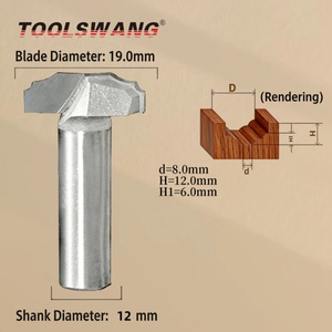ดอกเราเตอร์คาร์ไบด์ทังสเตน TOOLSWANG ขนาด 38 มม. ความแข็ง HRC55 สำหรับงานแกะสลัก/เครื่อง CNC เครื่องมือช่างไม้ - Product Image 2
