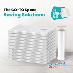 Space-saving <b>Vacuum</b> Sealed Storage <b>Bag</b> for Living Room Use Waterproof & Eco-Friendly for Family Clothing Bedding Storage Travel - Product Image 2