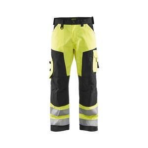 BLAKLADER - 156618113399D120 Pantalón Hi-Vis sin bolsillos para uñas Amarillo/Negro-EAN 7330509413357 ROPA DE TRABAJO DE LA HI-VIS - Product Image 1