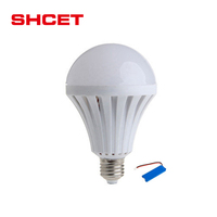Ampoule LED d'urgence rechargeable E27 à économie d'énergie pour camping, AC100-240V, fabriquée par SHCET (OEM)