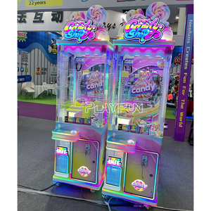 Nueva máquina de juego de Arcade que funciona con monedas Candy Pusher Fun Prize Gift Game Candy <span class=keywords><strong>Chocolate</strong></span> Claw Máquina expendedora - Product Image 5