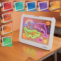 Jouets éducatifs pour enfants de 3 ans et plus, tableau lumineux à dessin, tableau à dessin magique LED de haute qualité