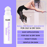 Colle adhésive corporelle transparente sans danger pour la peau, tenue longue durée pour vêtements de danseurs et cosmétiques, non irritante, colle liquide pour la peau OEM