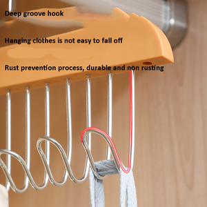 K107 PE Plastic Air Drying Rack Hook Household Student Dormitory Underwear Vest Storage <b>Hanger</b> Clothing Organizer - Product Image 3