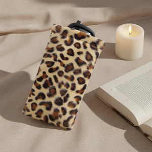 נרתיק משקפיים בהדפס נמר בהתאמה אישית עם סגירת קפיץ, מתאים למשקפי שמש. שראפנל. - Product Image 6