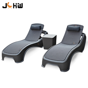 Silla de Playa Moderna de Plástico para Exteriores, <span class=keywords><strong>Tumbona</strong></span> para Jardín, Patio, Hotel, Villa, Piscina, en Oferta - Product Image 5