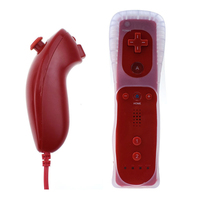 Control Remoto Nunchuck para Nintendo Wii, Gamepad con Sensor de Movimiento Plus Integrado para Wii U