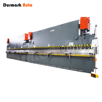 Mesin Tekuk Plat Baja Karbon Hidrolik CNC Servo Otomatis Durmark Aluminium 200T 4000mm WE67K Tersinkronisasi dengan Sistem Kontrol DA41