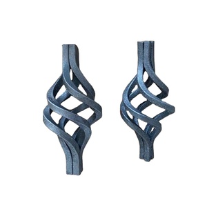 Forged Steel <strong>Element</strong> Wrought Iron Fencing Railing <strong>Used</strong> Ornamental Components Wrought Iron Baskets - Product Image 1