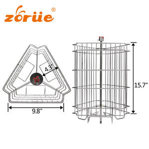 Bijenteeltgereedschap Roestvrijstalen Honingzuiger/Handleiding 3 Frames Honingzuiger/Honingcentrifuge - Product Image 6