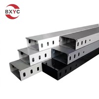Goulotte de câblage métallique thermolaquée CE RoHS, fourniture directe usine pour la gestion des câbles dans les immeubles de bureaux