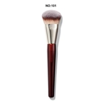 Ensemble de pinceaux de maquillage de luxe Bourgogne, poils synthétiques, étiquette privée, logo personnalisé, fabricant d'ensembles de pinceaux cosmétiques professionnels