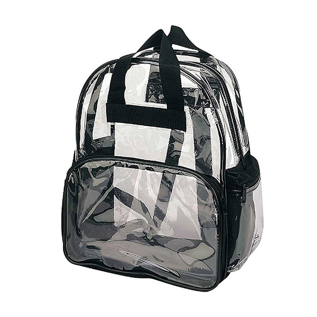 Transparent PVC Stadium Clear Backpack Security Bag for Stadium Events Concert Travel