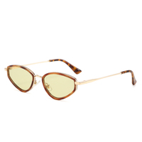 NWO T1891 Lunettes de soleil œil de chat de luxe léger, tendance transfrontalière, haute couture, nouveau style, vente en gros d'usine