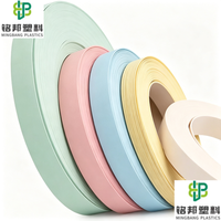 Bande de chant en PVC massif Mingbang résistante à l'usure et anti-jaunissement pour accessoires de mobilier d'hôtel et d'appartement