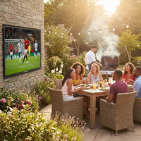Outdoor 4K UHD Smart TV 65 75 86 Zoll 3000nits Hohe Helligkeit Wasserdicht Sonnenlicht-Lesbar LCD-Display IP65 Gewerbliche Qualität