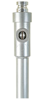 Clés de raccordement pour hydrant d'incendie en aluminium, barres de support pour hydrant souterrain carré en aluminium, 1 m de long, ouverture carrée/ovale de 34,5 mm