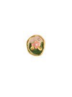 Broche magnétique en émail et matériaux mixtes, style chinois, motif plantes et fleurs, finition émaillée, non-dommageable pour Cheongsam féminin