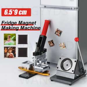 Fabrikant Groothandel 80*53Mm Handgeperste Koelkast Foto Magneet Maken Machine - Product Image 5