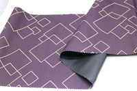 600d Pu Manteau Imprimer Plaid Imprimé Imperméable Polyester Oxford Tissu Pour Pique-Nique Nappe Tissus