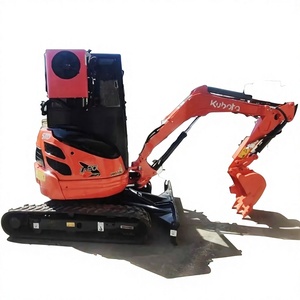 Mini-excavatrice Kubota U20 japonaise 100% originale, 2 tonnes, durable, avec moteur, pompe et accessoire tarière - Product Image 1