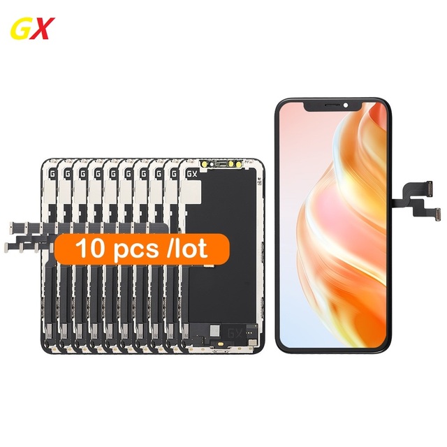 Wholesale Hard OLED GX Screen Mobile Phone LCDs Screen for iPhone X XR 11 12 Pro Max LCD Touch Screen Display Replacement