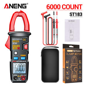 Pinza Amperimétrica Digital ANENG ST183, Medidor de Verdadero Valor Eficaz (RMS) de CA/CC, 6000 Cuentas, Corriente, Voltaje, Frecuencia (Hz), NCV, Resistencia (Ohmios) - Product Image 6