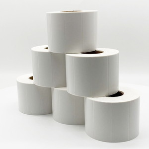 Etiquetas de embalaje Rollo de papel Etiquetas de tamaño personalizado Etiqueta autoadhesiva - Product Image 1