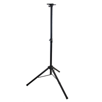 Soporte de Altavoz de Metal Reforzado con Doble Base Plana para Escenario, con Trípode