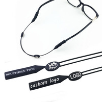 Accessoire de lunettes de sport en silicone personnalisé, fil d'acier antidérapant, maintien des lunettes sans queue, cordon pour lunettes de soleil, sangle de cou
