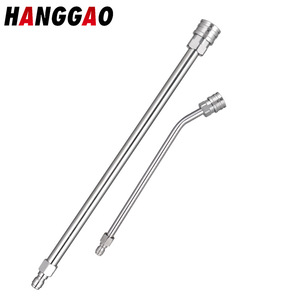Extensión de pistola de agua de alta presión de acero inoxidable Hanggao con conexión rápida de 1/4 para lavadora de autos - Product Image 1