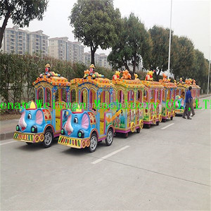 Tren de elefante grande para niños, parque de atracciones, Tren Eléctrico personalizado, paseos en tren eléctrico de entretenimiento - Product Image 4