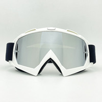 Lunettes de moto UV400 réglables avec cadre en TPU pour VTT tout-terrain Quad ATV et enduro