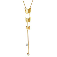 Ensemble de bijoux MECYLIFE, collier avec pendentif en forme de cœur irrégulier, circulaire, ovale, créature marine, plaqué or, en acier inoxydable, étanche