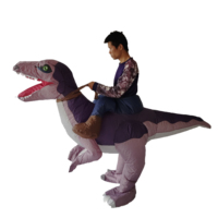 Nouveau design, costume gonflable de dragon violet pour Halloween, accessoires de cosplay, costume de mascotte, taille adulte unisexe, polyester