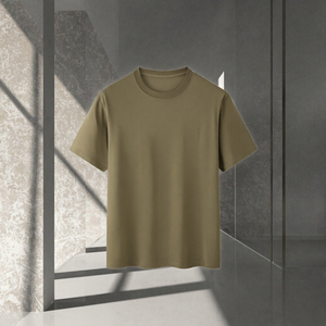 T-shirt homme 230 GSM 100% coton, coupe ample et carrée, col rond, manches courtes, blanc - Product Image 3