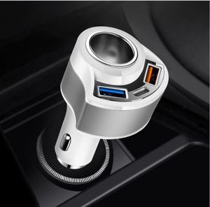 Wholesale <b>USB</b> 18W Car Charger <b>Type</b>-<b>C</b> & 2 <b>USB</b> Smart Mini Portable 12V/24V Car Fast Charger QC3.0 PD for Mobile Phone - Product Image 5