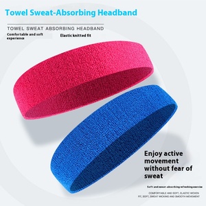 Cinta para la Cabeza Deportiva, Color Sólido, Absorbente de Sudor, Elástica, Delgada, Secado Rápido, Antideslizante, Antitranspirante, Protectora, 100% - Product Image 4