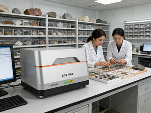 Yüksek Tekrarlanabilirlik Yüksek Doğruluk Masaüstü XRF Spektrometre <span class=keywords><strong>EDX</strong></span>-V61 XRF Mineral Analizörü Cevher Analizörü Cevher Test Cihazı - Product Image 1