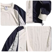 Sweat-shirt vintage à col rond pour homme, coupe ample style couple, polyvalent et décontracté, idéal pour le printemps - Vente en gros transfrontalière