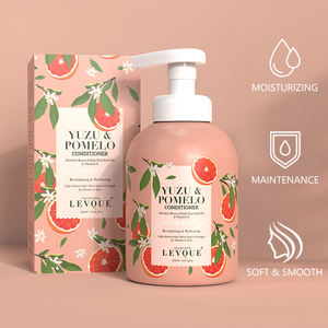 OEM ODM Pure Yuzu <span class=keywords><strong>Pomelo</strong></span> acondicionador hidratante con <span class=keywords><strong>aceite</strong></span> <span class=keywords><strong>de</strong></span> semilla <span class=keywords><strong>de</strong></span> lino y vitamina E hidratante y nutritivo ayuda a restaurar el brillo del cabello - Product Image 3