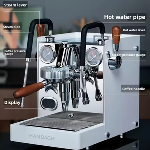 HAMBACH <strong>Commander</strong> DR7123 Semi Automatic Espresso Machine E61 Dual Boiler Rotary Pump PID Home Commercial 58mm - Product Image 1