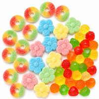 Bonbons gélifiés aux fruits assortis, saveur sucrée, Halal, vente en gros, personnalisables, marque privée, TIK TOK, sac en vrac