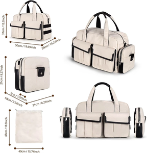 Sac de voyage 3 en 1 pour <span class=keywords><strong>homme</strong></span>, sac de voyage pour une nuit, sac de sport détachable - Product Image 5
