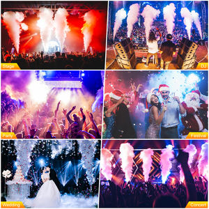 U'King 300W 18Pcs एलईडी <span class=keywords><strong>Co2</strong></span> कोहरे जेट मशीन के लिए डीजे Ktv डिस्को शादी मंच प्रभाव बार पार्टी धुआँ कार्बन डाइऑक्साइड कॉलम मशीन - Product Image 6