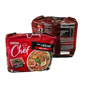 Mamee Chef Curry Laksa 89g authentique de qualité supérieure avec une soupe riche et un arôme divin