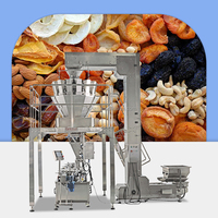 Machine de remplissage à plusieurs têtes entièrement automatique intelligente à haute productivité personnalisable pour le remplissage et l'emballage d'aliments solides