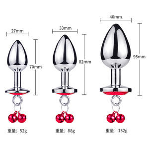 Tapón <span class=keywords><strong>Anal</strong></span> de Acero Inoxidable de Varios Tamaños, Juguetes Sexuales Grandes para Hombre, Joya <span class=keywords><strong>Anal</strong></span> Lisa, Dilatador <span class=keywords><strong>Anal</strong></span>, Juguetes para Adultos Gay - Product Image 2
