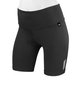 Shorts Deportivos Casuales Elásticos de Cintura Media para Mujer, Talla Grande, para Yoga y Ejercicio - Product Image 1