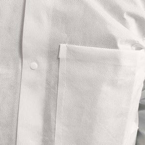 Manteau De laboratoire jetable De couleur blanche pour les robes De laboratoire, SMS, 40g/m2, offre spéciale - Product Image 6